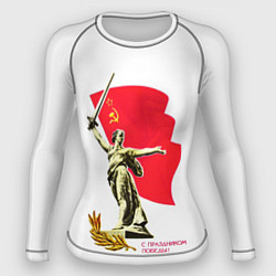 Рашгард женский Праздник победы, цвет: 3D-принт