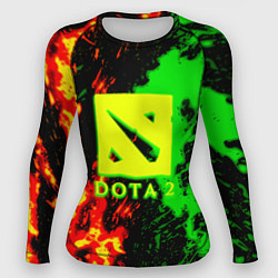 Женский рашгард Dota 2 кислотные краски