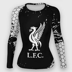 Рашгард женский Liverpool hexagon, цвет: 3D-принт