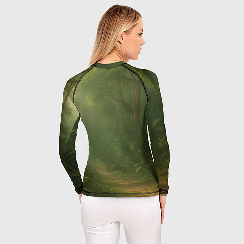 Женский рашгард Shimpanzinni Bananinni ии мем / 3D-принт – фото 4