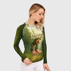 Рашгард женский Brr brr Patapim мем, цвет: 3D-принт — фото 2