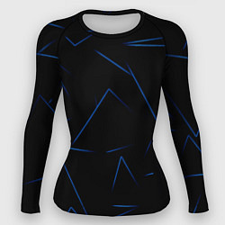 Женский рашгард Color blue line