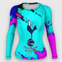 Рашгард женский Тоттенхэм неоновые краски, цвет: 3D-принт