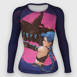 Рашгард женский Аркейн Джинкс пушка, цвет: 3D-принт
