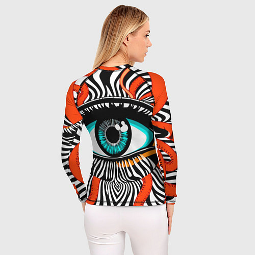 Женский рашгард Глаз / 3D-принт – фото 4