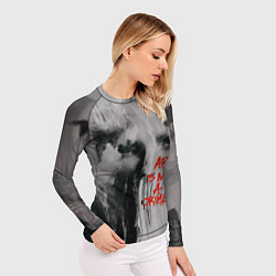 Рашгард женский Исскуство не преступление, цвет: 3D-принт — фото 2