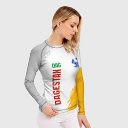 Рашгард женский Дагестан color, цвет: 3D-принт — фото 2