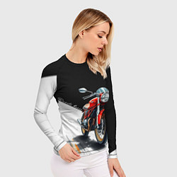 Рашгард женский Ducati Racer, цвет: 3D-принт — фото 2