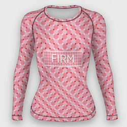 Женский рашгард Плавающий эффект - Фирм розовый