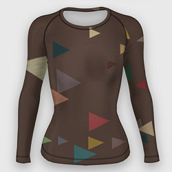 Женский рашгард Осень палитра глубокий лес