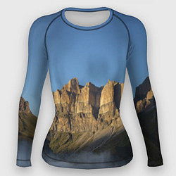 Рашгард женский Гора Метиген, цвет: 3D-принт