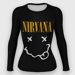 Рашгард женский Nirvana rock music, цвет: 3D-принт