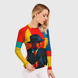 Рашгард женский Гангстер поп-арт, цвет: 3D-принт — фото 2