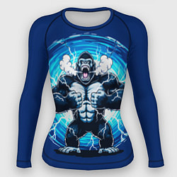 Женский рашгард Горилла показывает свою силу