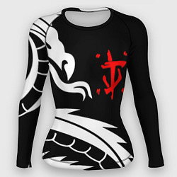 Рашгард женский Doom dragon steel, цвет: 3D-принт