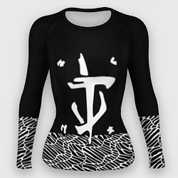 Женский рашгард Doom геометрия линии