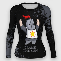 Рашгард женский Хвала солнцу - дарк соулс, цвет: 3D-принт