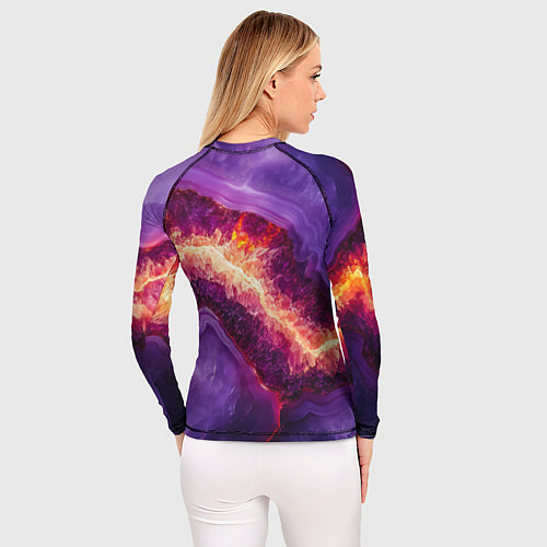 Женский рашгард Мраморный камень / 3D-принт – фото 4