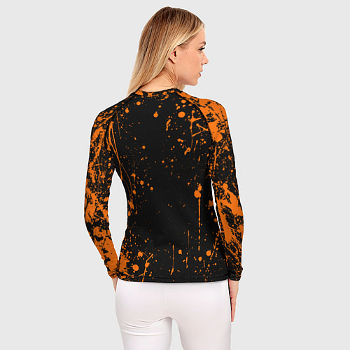 Женский рашгард Халф лайф - подтеки / 3D-принт – фото 4