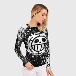 Рашгард женский Пираты сердца - лого, цвет: 3D-принт — фото 2