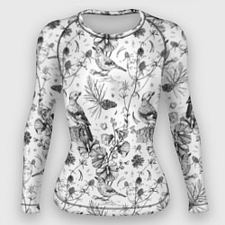 Рашгард женский Бузулукский бор, цвет: 3D-принт