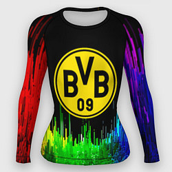 Рашгард женский Borussia градиент текстура, цвет: 3D-принт
