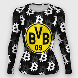 Рашгард женский Borussia биткоин паттерн, цвет: 3D-принт