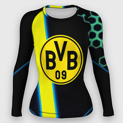 Рашгард женский Borussia соты броня, цвет: 3D-принт