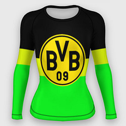 Рашгард женский Borussia полосы линии, цвет: 3D-принт
