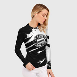 Рашгард женский Бавария Мюнхен крылья краски, цвет: 3D-принт — фото 2