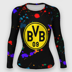 Женский рашгард Borussia краски всплеск текстура