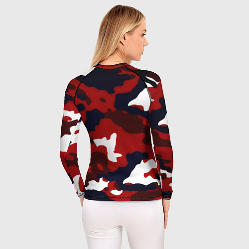 Женский рашгард Манчестер Юнайтед камуфляж / 3D-принт – фото 4