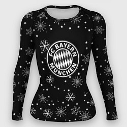 Женский рашгард Бавария Мюнхен зима снежинки