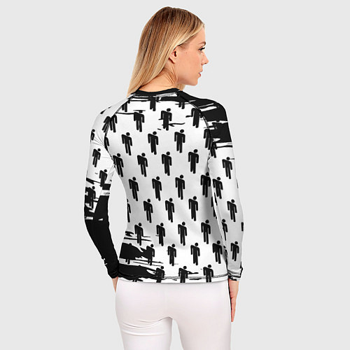 Женский рашгард Манчестер сити краски люди / 3D-принт – фото 4