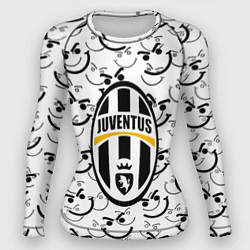 Женский рашгард Ювентус смайлы