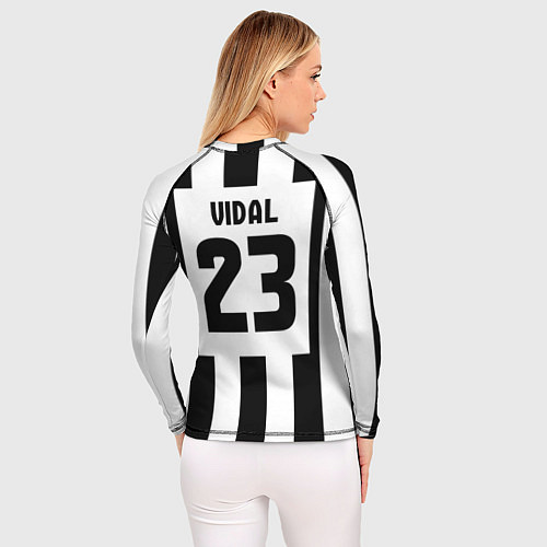 Женский рашгард Juventus: Vidal / 3D-принт – фото 4