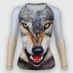 Рашгард женский Взгляд волка, цвет: 3D-принт