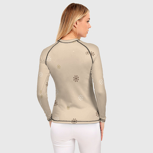 Женский рашгард Сова в наушниках / 3D-принт – фото 4