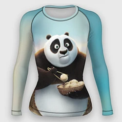 Рашгард женский Кунг фу панда, цвет: 3D-принт