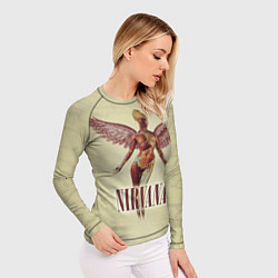 Рашгард женский Nirvana Angel, цвет: 3D-принт — фото 2