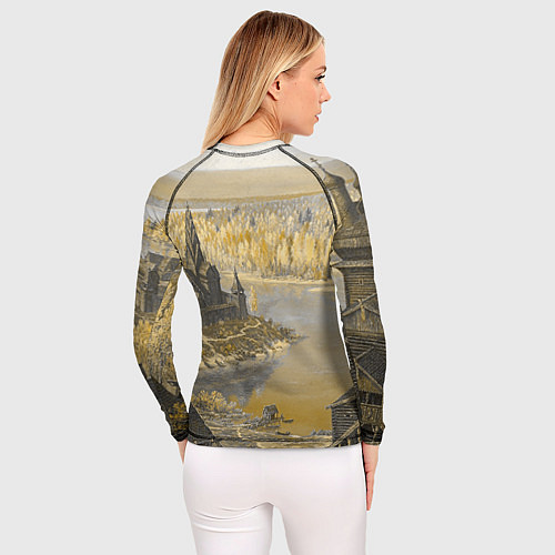 Женский рашгард Святая русь / 3D-принт – фото 4