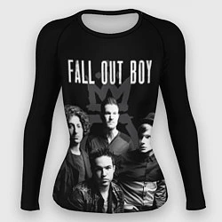 Рашгард женский Fall out boy band, цвет: 3D-принт