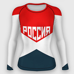 Рашгард женский Форма России, цвет: 3D-принт