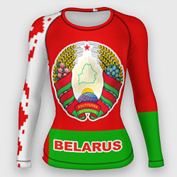 Рашгард женский Belarus Patriot, цвет: 3D-принт