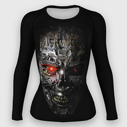 Рашгард женский Terminator Skull, цвет: 3D-принт
