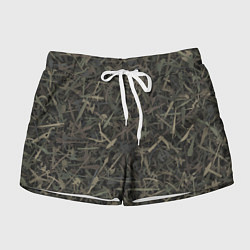 Женские шорты Камуфляж с холодным оружием