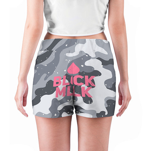 Женские шорты BLCK MLK PINKY / 3D-принт – фото 4