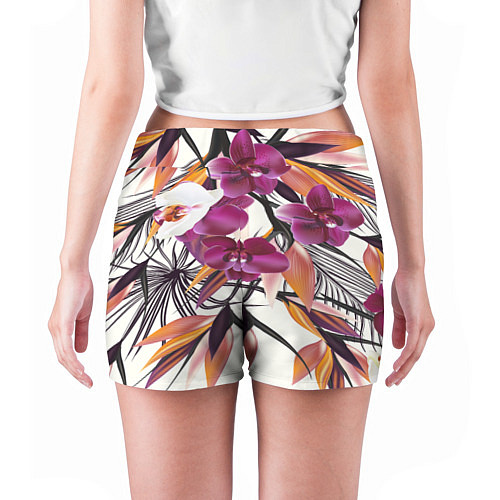 Женские шорты Fashion Flowers / 3D-принт – фото 4