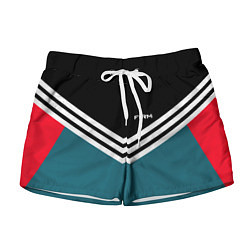 Шорты женские Firm 90s: Arrows Style, цвет: 3D-принт
