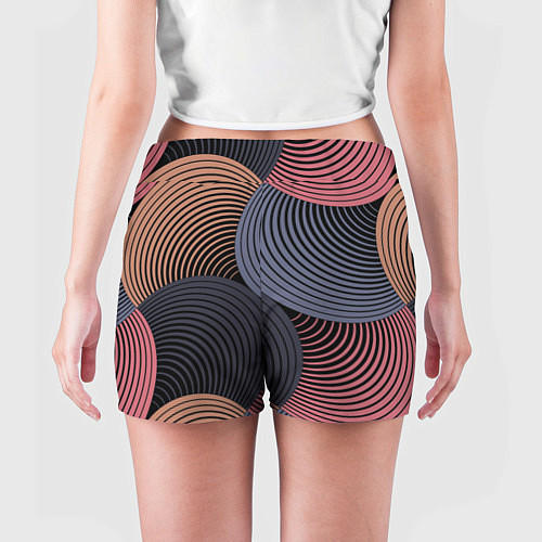 Женские шорты Абстрактный узор / 3D-принт – фото 4